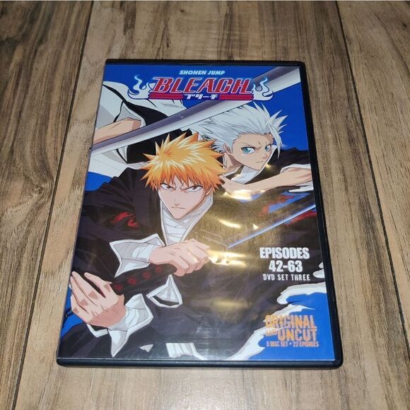 Bleach Uncut Box Set: Season Three - The Rescue (DVD, 5-Disc Set) - Picture 1 of 4